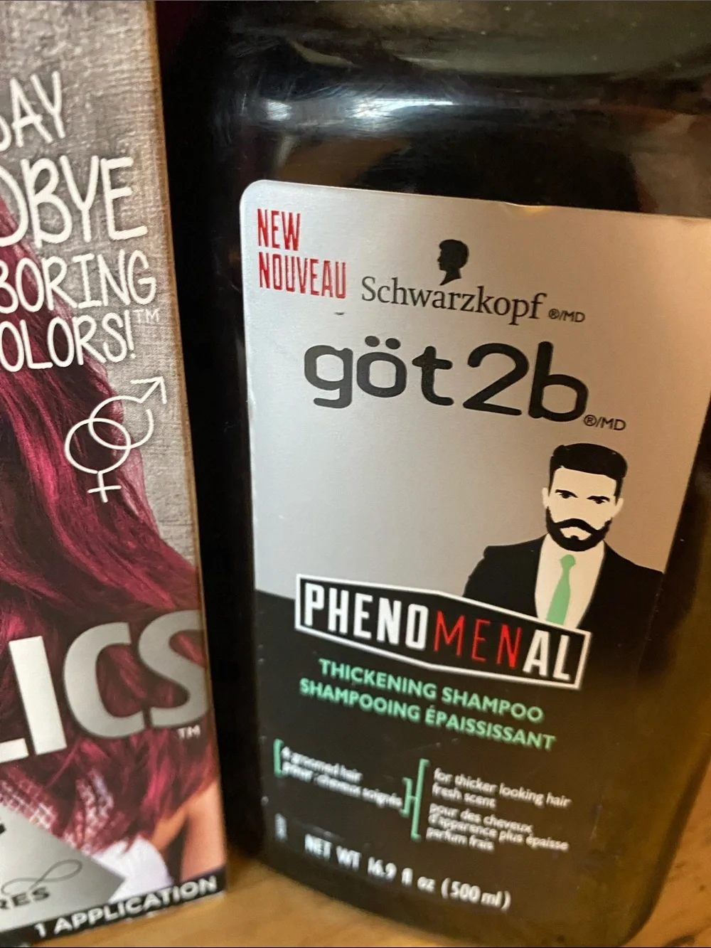 Schwarzkopf got2b Metallics Hair Color w/ColorLock & Thickening Shampoo New!